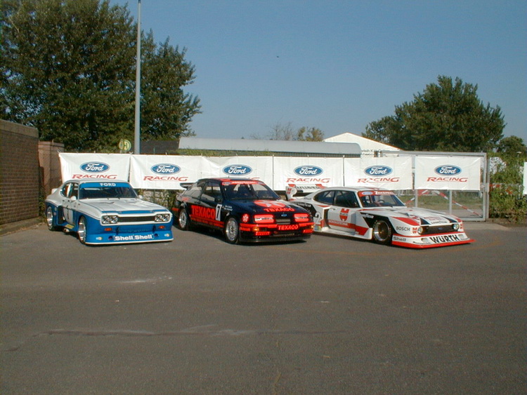 Drei Ford Motorsport Legenden